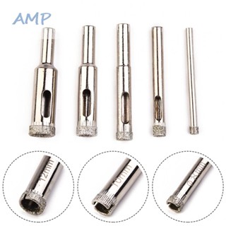 ⚡NEW 8⚡Drill Bits 4-12mm Drill Drill Bit Set Electroplated Emery Glass Hole Saw Granite