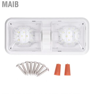 Maib living room RV Interior Light 2 Dome  Ceiling 600lm with 3 Way Switch DC 12V for Boat Yacht lampara techo