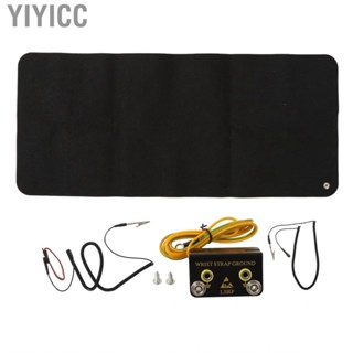 Yiyicc Grounding Mat Kit Promote Circulation Eliminate Static Pad with 5m Cord for Office