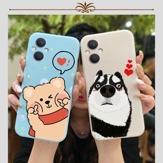 cat Skin feel silicone Phone Case For OPPO A96 5G/Reno7Z 5G/Reno7 Lite/F21 Pro 5G protective case Cartoon soft shell