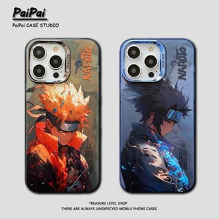 ระดับไฮเอนด์ เคสแข็ง เคสไอโฟน14promax เคสไอโฟน11 iPhone 14 Pro Max iPhone 13 Pro Max iPhone 12 Pro Max iPhone 11 Pro Max Cartoon Uzumaki Naruto นารูโตะ &amp; Kakashi คาคัคชิ Hard