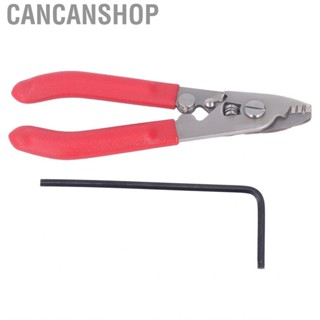 Cancanshop Fiber Optic Stripper Stainless Steel 3 Port Wire Pliers Stripping Tool