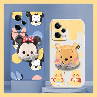 protective case Liquid silicone shell Phone Case For Redmi Note12 Pro 5G Anti-fall Skin feel silicone The New Cartoon