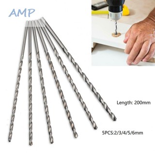 ⚡NEW 8⚡Extra Long Drill Bits Drill Bits Metal Set 2/3/4/5/6mm High Speed Steel