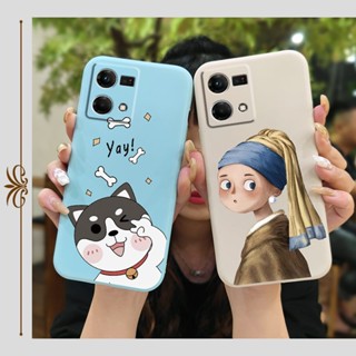 Anti-fall Skin-friendly feel Phone Case For OPPO Reno7 4G/F21 Pro 4G/Nova8 4G/F21S Pro 4G Back Cover Lens bump protection