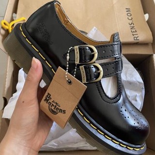 [ของแท้] ดร. Martens Air Wair 8065 รองเท้าบูทมาร์ติน รองเท้าหนังลําลอง ผ้าออกซ์ฟอร์ด ข้อสั้น สําหรับผู้หญิง W KPV