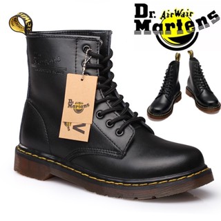 DR.MARTENS Dr. Martens [ขนาด 34~48] ดร. รองเท้าบูทมาร์ติน หนังวัวแท้ 1460 กันน้ํา เหมาะกับใส่กลางแจ้ง สไตล์คลาสสิก สําหรับผู้ชาย และผู้หญิง