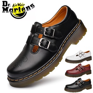 ของแท้ Dr.Martens รองเท้าบูทมาร์ติน ผ้าออกซ์ฟอร์ด เพิ่มความสูงข้อเท้า สําหรับผู้หญิง A36W