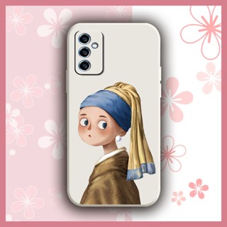 Cartoon Anti-fall Phone Case For Samsung Galaxy M52 5G/SM-M526B Skin feel silicone phone case Camera all inclusive