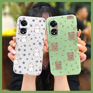 Skin-friendly feel Anti-fall Phone Case For OPPO A97 5G phone case Back Cover Solid color Lens bump protection