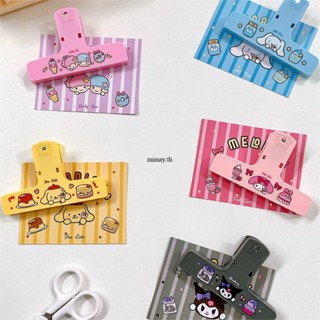 Hot Sanrio Clip Kulomi Large Hand Account Clip Multi-functional Test Paper Clip Bill Clip Storage Clip Perfect For Organizing Documents Bills mimay