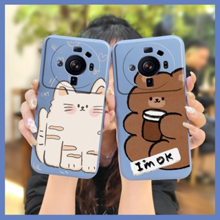 Lens bump protection cute Phone Case For Xiaomi 12S Ultra Back Cover Solid color Lens package protective case Anti-fall