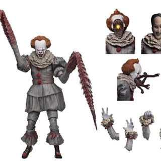 Neca Clown Return IT2017 ตัวตลกเต้นรําเรืองแสง LED 23 ซม. ข้อต่อขยับได้ รุ่นที่ 4