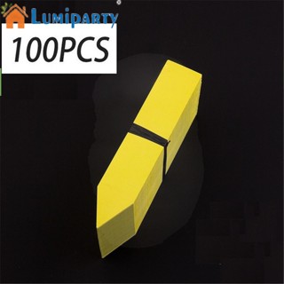 Lumiparty ป้ายแท็กพลาสติก กันน้ํา สําหรับแขวนตกแต่งสวน กระถางต้นไม้ 100 ชิ้น