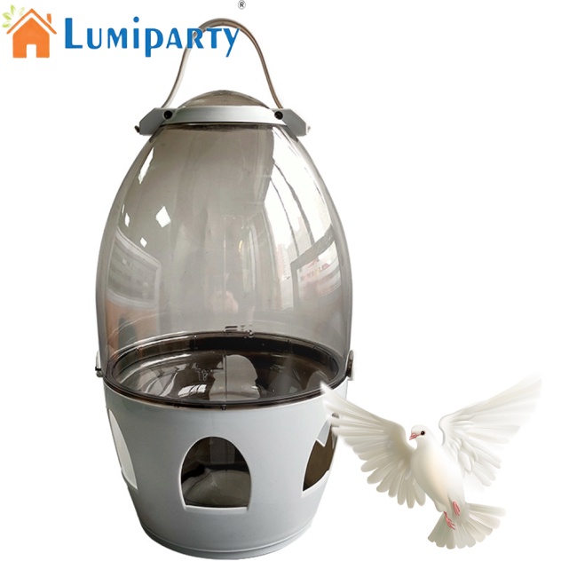 Lumiparty ขวดน้ําใส ขนาด 2 ลิตร 4 ลิตร 6 ลิตร สําหรับสัตว์เลี้ยง นกพิราบ