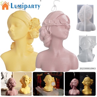 Lumiparty แม่พิมพ์ซิลิโคน รูปปั้นความงาม 3d ใช้ซ้ําได้ สไตล์โมเดิร์นมินิมอล สําหรับตกแต่งบ้าน