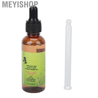 Meyishop 59ml Hair Strengthening Oil Rosemary Mint Scalp Nourishing Split End Care Essen