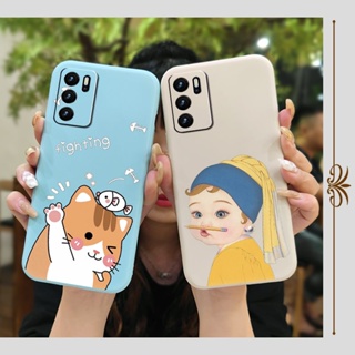 Anti-fall Lens package Phone Case For OPPO A16/A16s/A54s protective case Skin-friendly feel cute Lens bump protection