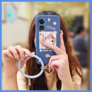 Anti-fall phone case Phone Case For OPPO A97 5G Cartoon Lens package Skin-friendly feel Liquid silicone shell cute