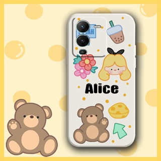 protective case Liquid silicone shell Phone Case For VIVO S15 5G Skin-friendly feel Back Cover cute Skin feel silicone