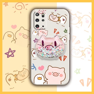 Skin-friendly feel protective case Phone Case For Samsung Galaxy S20 Plus/S20+/SM-G985F Liquid silicone shell Cartoon ins