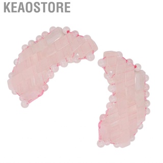 Keaostore Facial Stone  Rose Quartz  Aging Fatigue Relief Skin Friendly Jade Eye for