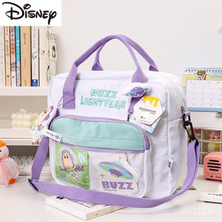 [พร้อมส่ง] ของแท้ Buzz Lightyear กระเป๋าเป้สะพายหลัง กระเป๋าใส่แล็ปท็อป ขนาดใหญ่ จุของได้เยอะ ลายตุ๊กตาหมีสตรอเบอร์รี่ L7X1