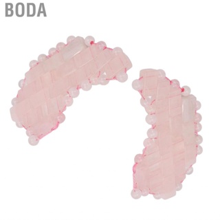 Boda Facial Stone  Rose Quartz  Aging Fatigue Relief Skin Friendly Jade Eye for