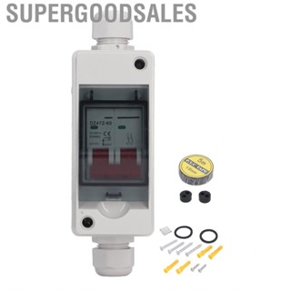 Supergoodsales PV Solar Disconnect Switch Photovoltaic Circuit Isolator Miniature RV Breaker Box DC500V  DC