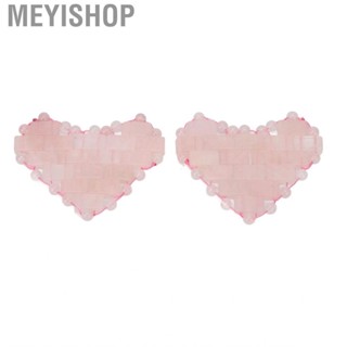 Meyishop Stone Eye Pad  Stress Reduce Facial Edema Comfortable Fit Jadestone  Pink for  Women