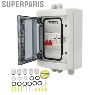 Superparis Circuit Breaker MCB Isolation Switch Protection  Distribution Box DC 500V Disconnect