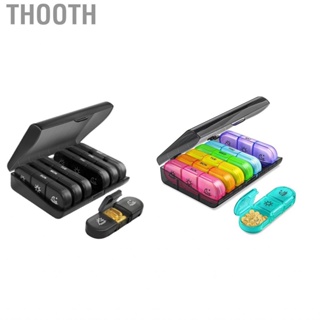 Thooth Tablet Storage Box  Organizer  Lightweight 21 Grids Clear Sorting for Home