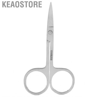 Keaostore Eyebrow Scissors  Washable Curved Mouth  for Beauty Shop