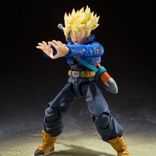 โมเดลฟิกเกอร์ Dragon Ball Saiyan Future Teenager Trunks ข้อต่อขยับได้ สําหรับตกแต่งบ้าน