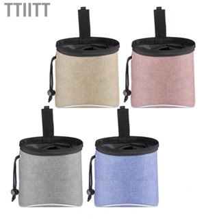 Ttiitt Puppy Treat Waist Bag  Dog Pouch Drawstring Closure Reflective for Outdoor