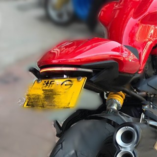 พร้อมส่ง DUCATI DUCATI Little Monster821 1200 ที่วางป้ายทะเบียน พร้อมไฟท้ายสั้น อุปกรณ์เสริม สําหรับดัดแปลง