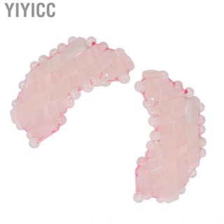 Yiyicc Facial Stone  Rose Quartz  Aging Fatigue Relief Skin Friendly Jade Eye for