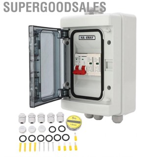 Supergoodsales Circuit Breaker MCB Isolation Switch Protection  Distribution Box DC 500V Disconnect