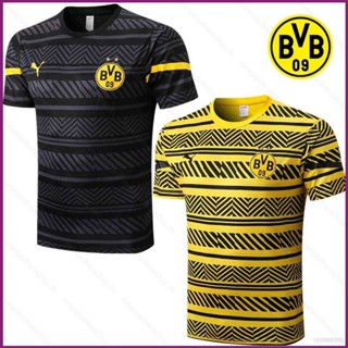 เสื้อกีฬาแขนสั้น ลายทีมชาติฟุตบอล Dortmund NP2 2022-2023 พลัสไซซ์ PN2