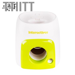 Ttiitt Automatic Dog Ball Launcher Interactive Tennis Thrower Machine for Indoor Outdoor