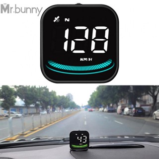 Hud เครื่องเตือนภัยดิจิทัล ABS 5.2 X 5.2 X 1.4 ซม. สีดํา สําหรับรถยนต์ทุกรุ่น GPS KM/h