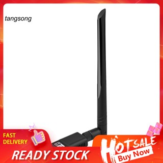 Tang_ อะแดปเตอร์รับสัญญาณเครือข่ายไร้สาย Dual Band Wi-fi 6 ความเร็วสูง สําหรับแล็ปท็อป และเดสก์ท็อป Dual Band 5ghz 2.4ghz พร้อมอินเตอร์เฟซ Usb 3.0