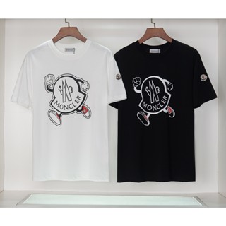 Mj- เสื้อยืดแขนสั้นลําลอง ทรงหลวม แฟชั่นสําหรับผู้ชาย และผู้หญิง