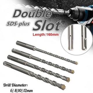 ⚡NEW 8⚡Efficient and Reliable! 4pcs Carbide Tipped Drill Bits for Concrete Wall Brick