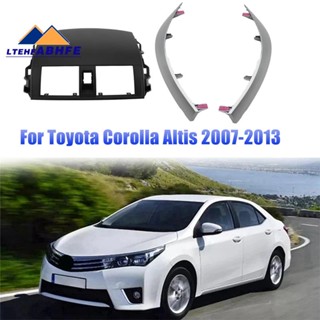 แผงแดชบอร์ดเครื่องปรับอากาศ 1 ชุด และแถบขอบ แบบเปลี่ยน สําหรับ Toyota Corolla 2007-2013