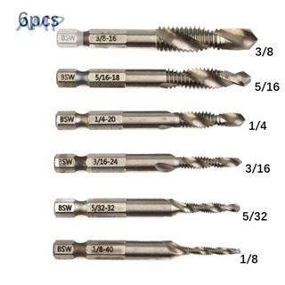 ⚡NEW 8⚡Reamer 6 Sizes Taps Tools Power Tools Steel Thread Taps Tool screw Drill Bits