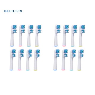 หัวแปรงสีฟันไฟฟ้า ขนแปรงนุ่ม สําหรับ OralB Sb-417A 16 ชิ้น