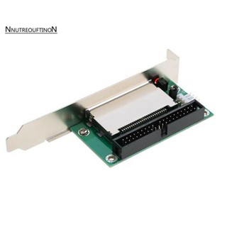 อะแดปเตอร์แปลงแฟลชการ์ด 40-Pin Cf Compact Flash Card To 3.5 Ide Pci Bracket Back Panel