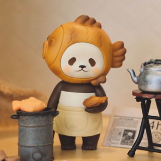 Taiyaki กล่องปริศนา รูปหมีแพนด้า สีขาว S0SO