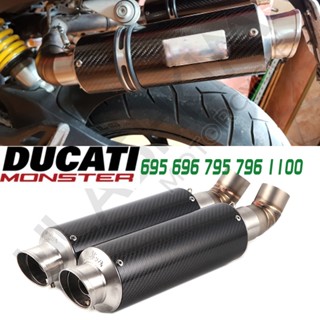 พร้อมส่ง อุปกรณ์เสริมท่อไอเสียรถจักรยานยนต์ Ducati 696 796 795 1100